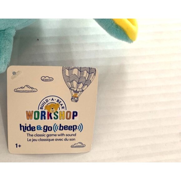 New Build A Bear WOrkshop Plush Bunny Rabbit Blue Stuffed Animal Doll Toy 8.5 in - Picture 3 of 4